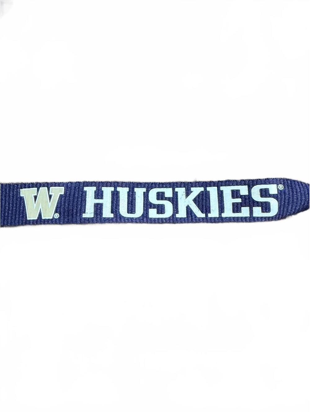 Washington Huskies Lanyard NCAA Keychain ID Badge Holder - Picture 2 of 2